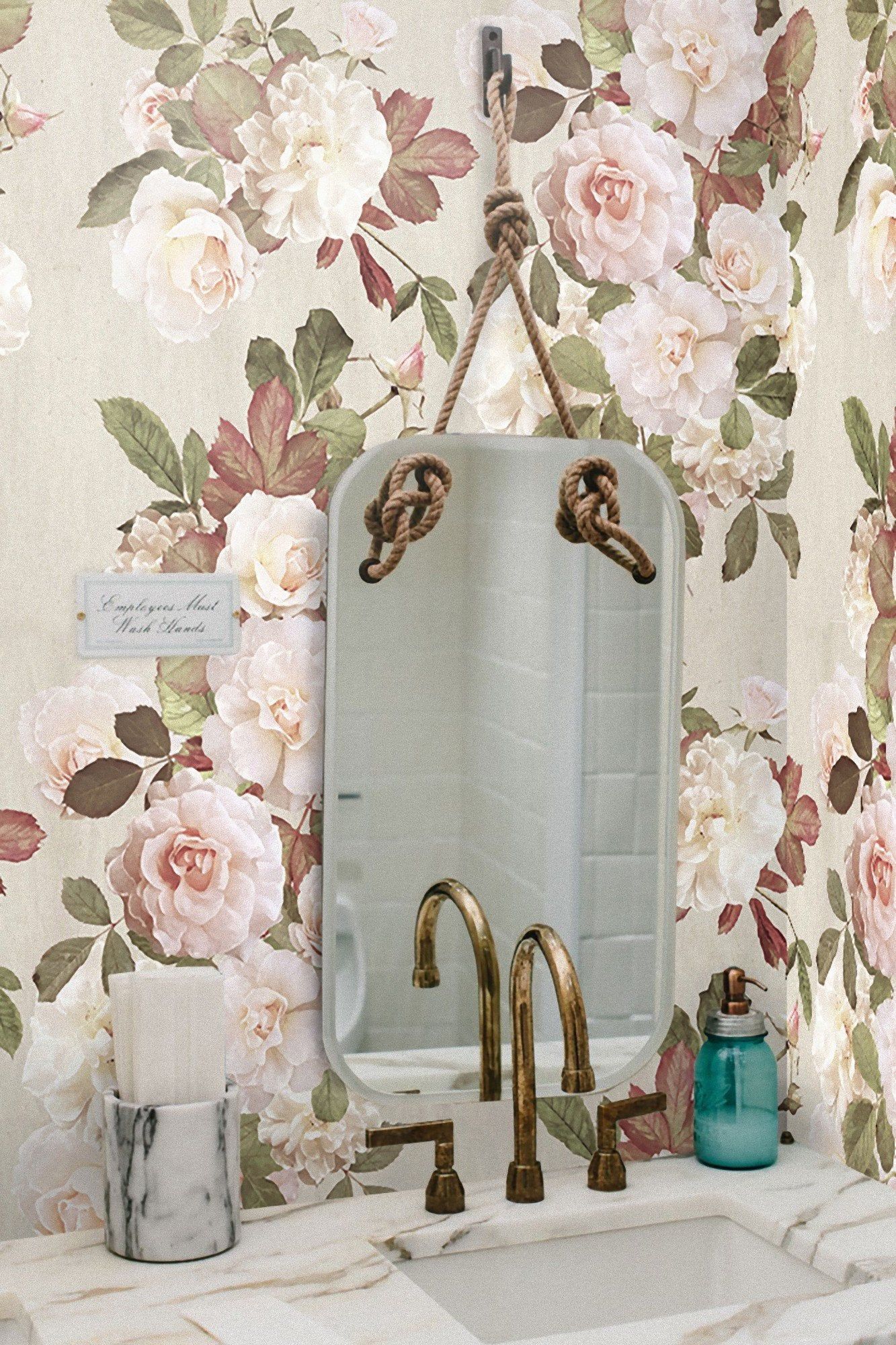 Rose vintage francesi bagno, 1333x2000 Full HD Verticale, Google Pixel