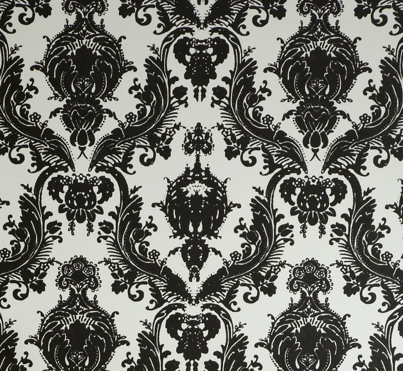 Motivo damasco bianco e nero, 1284x1184 720p, PC
