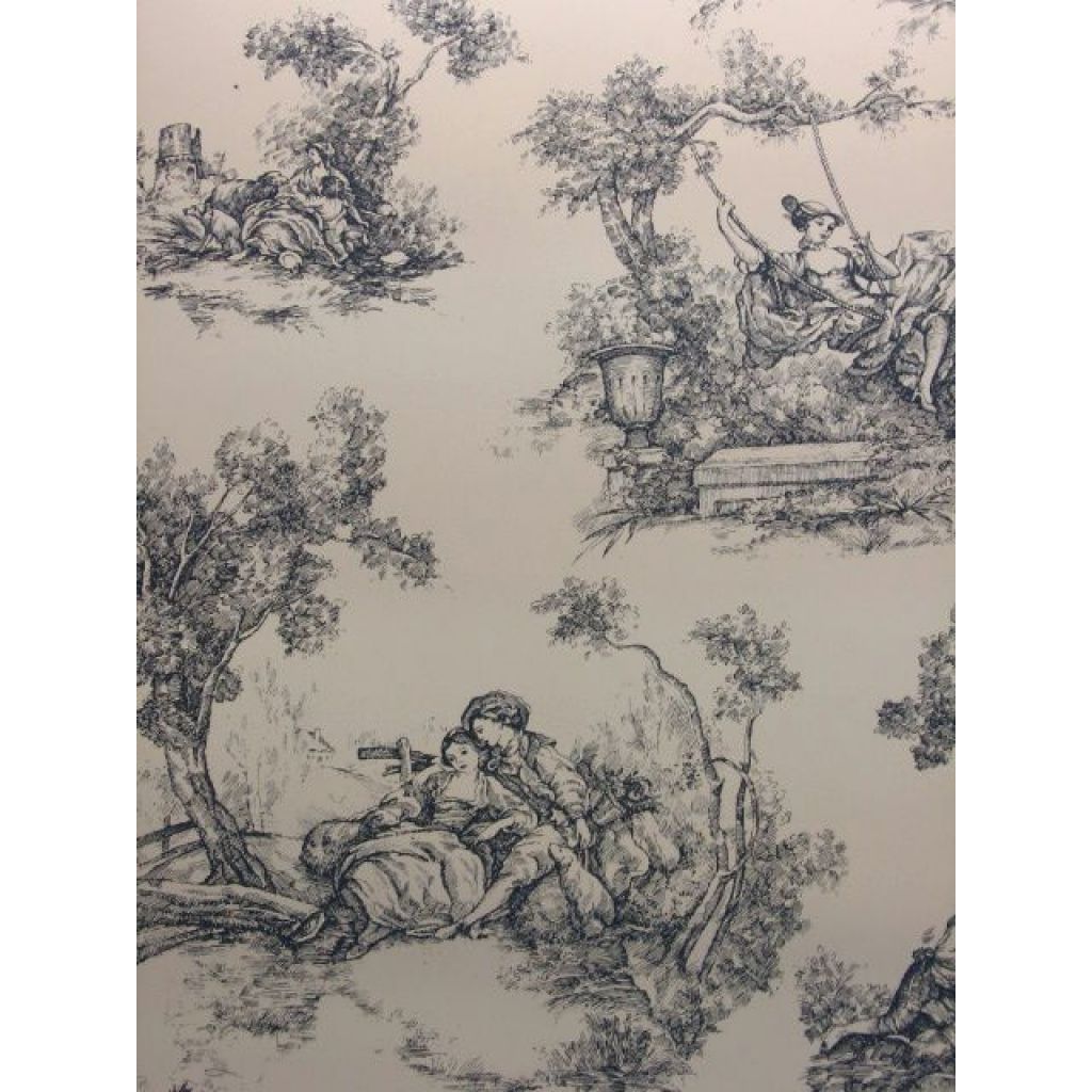 Toile de Jouy scene pastorali, 1024x1024 HD, Laptop