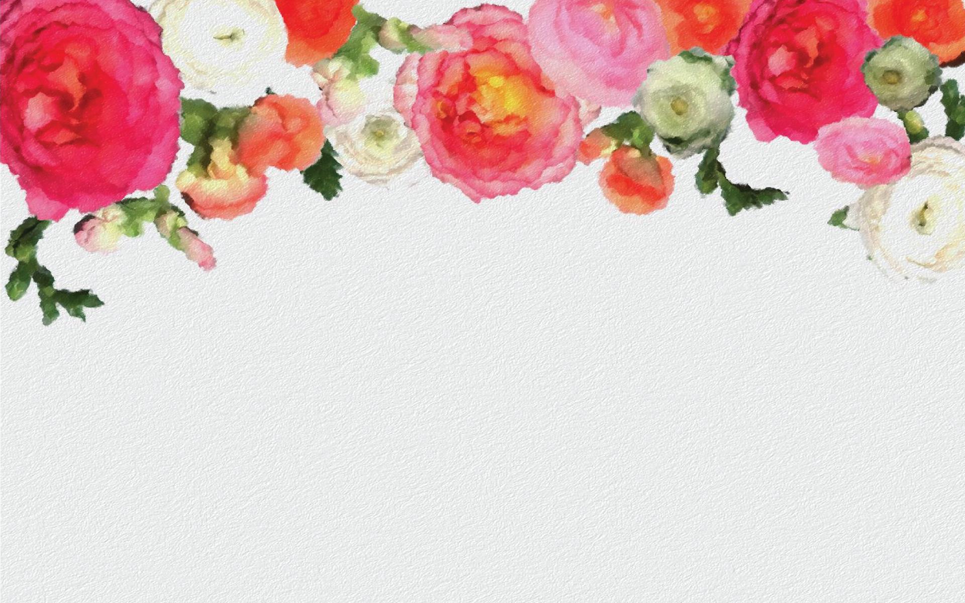 Fiori acquerello rosa e bianco, 1920x1200 Full HD+, Desktop