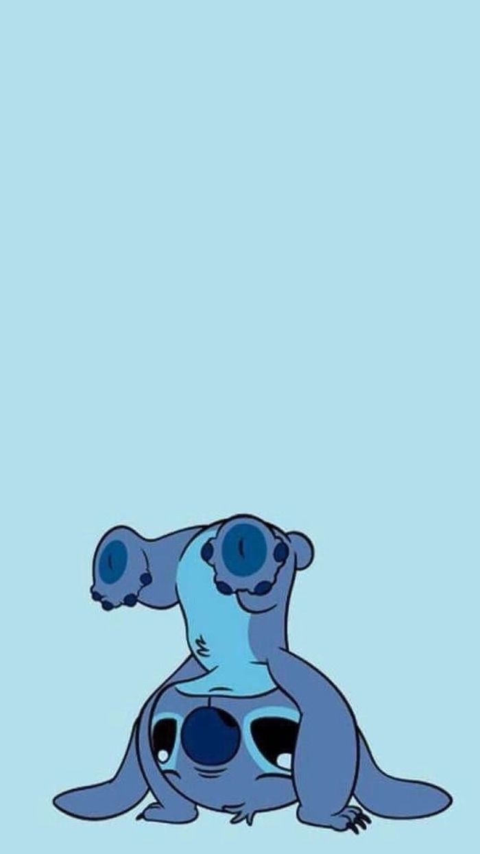 Stitch Disney sfondo blu, 806x1433 Verticale, Telefono