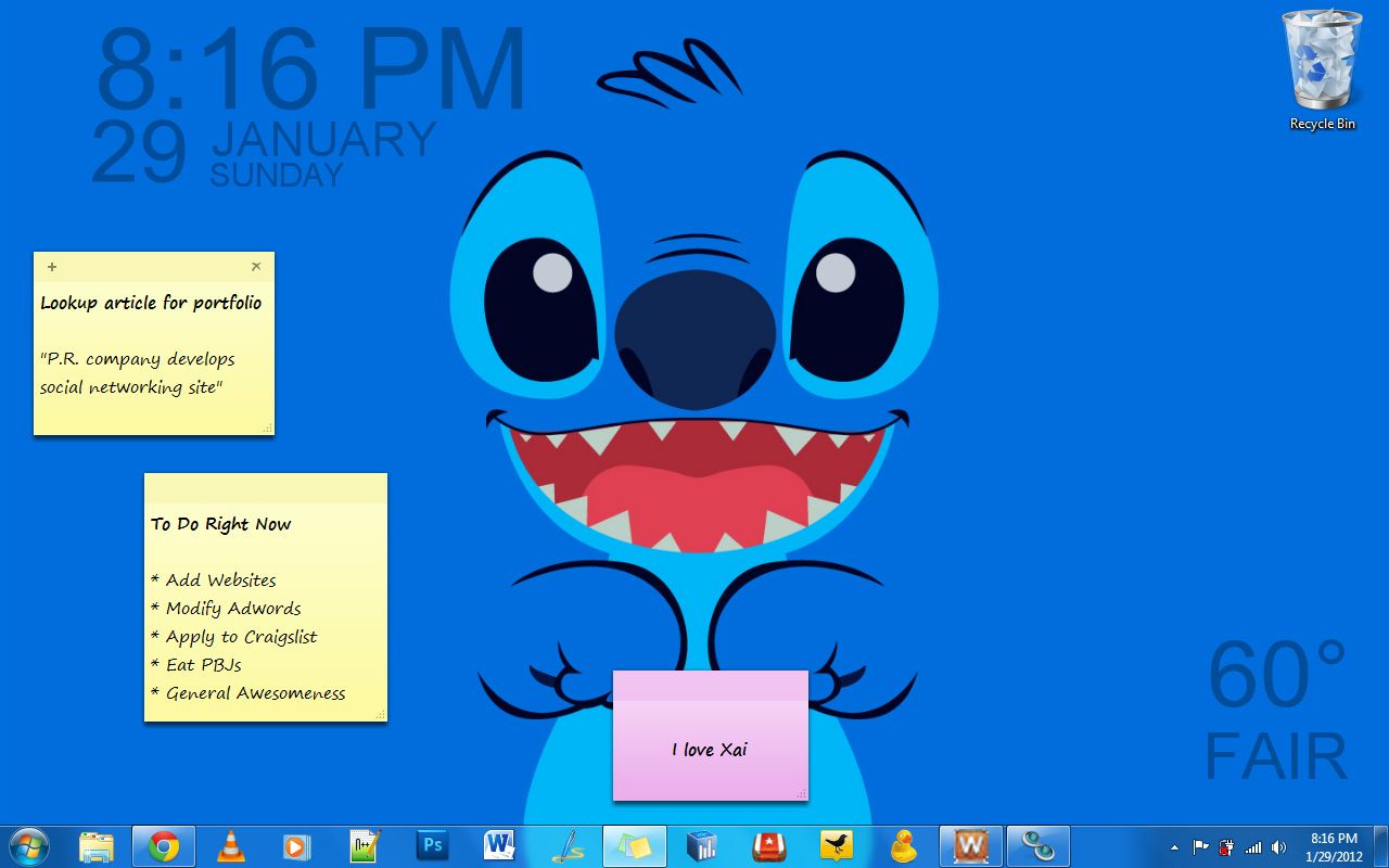 Stitch Lilo Disney azzurro, 1280x800 HD, HP Laptop
