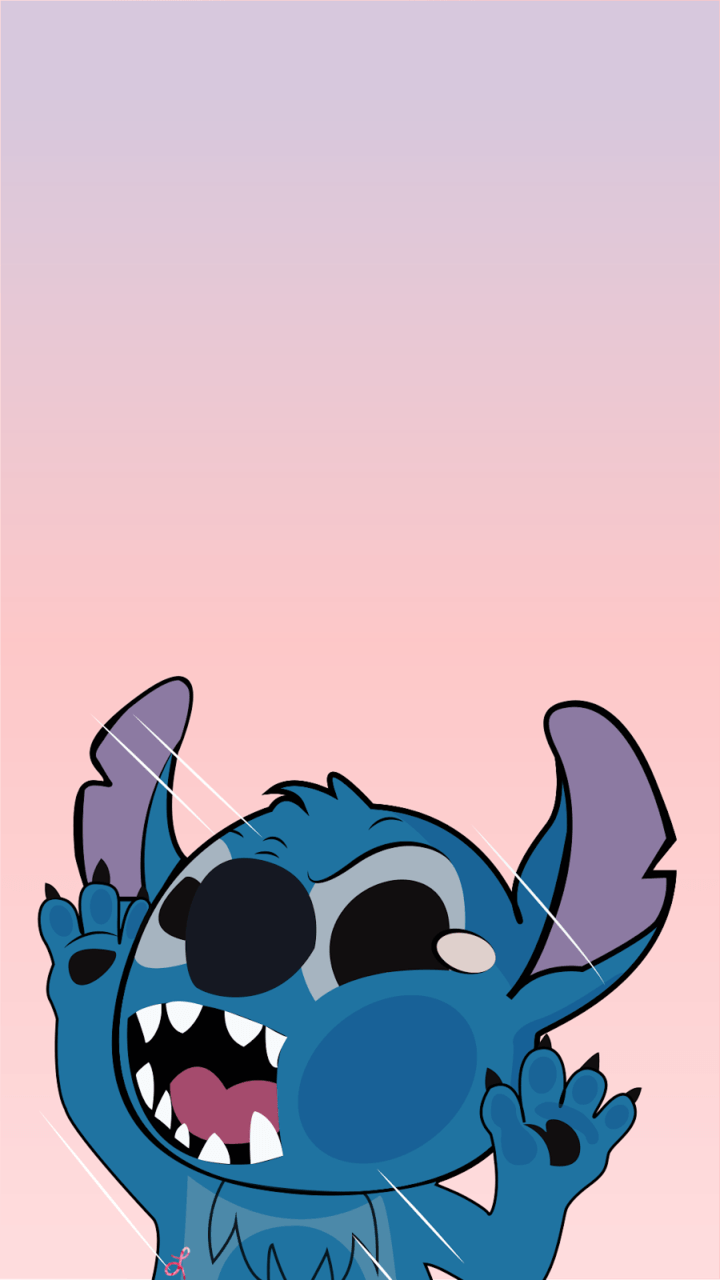 Stitch cartone azzurro, 720x1280 Verticale, POCO