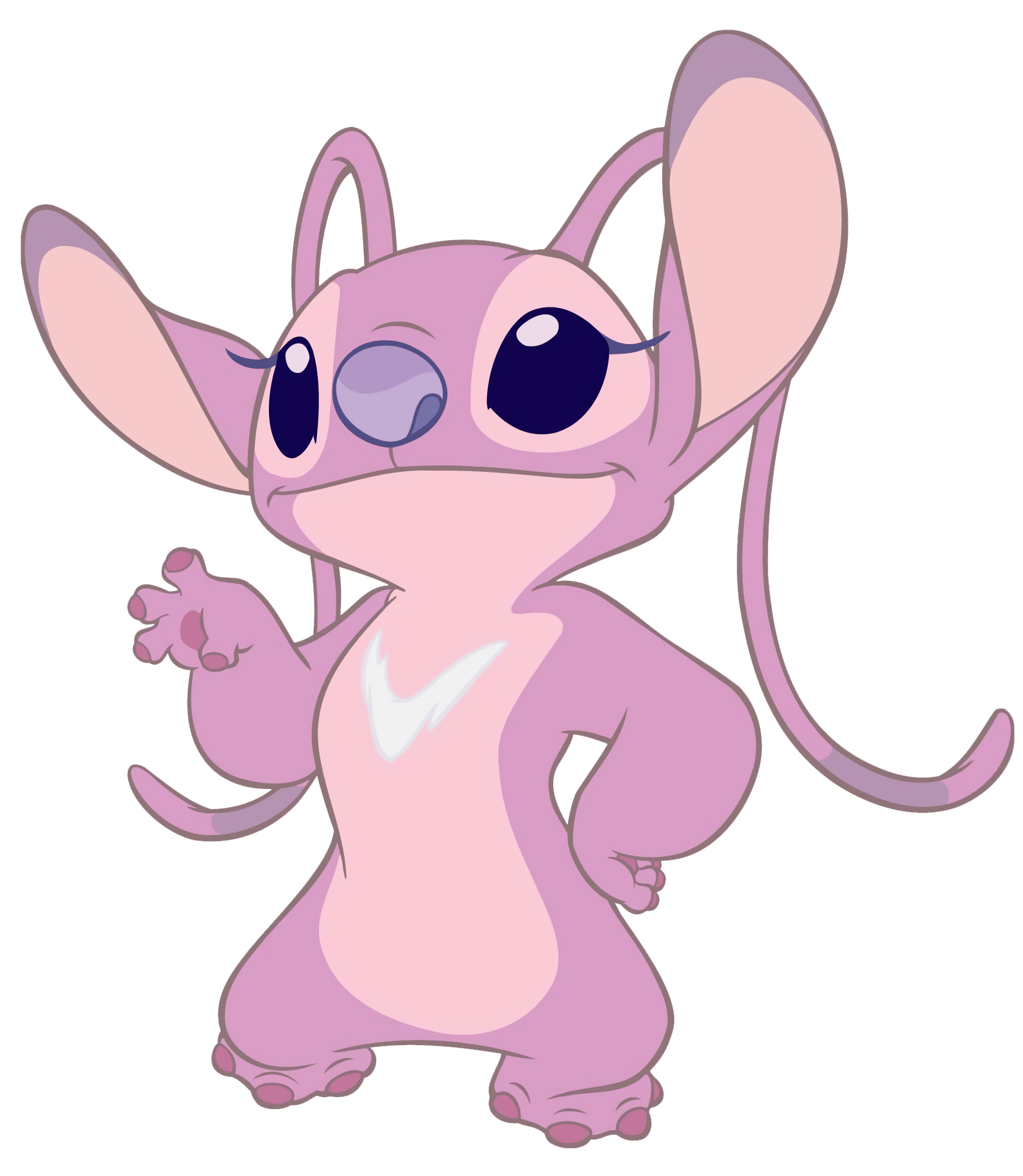 Angel Lilo & Stitch rosa, 1594x1832 Full HD Verticale, Realme