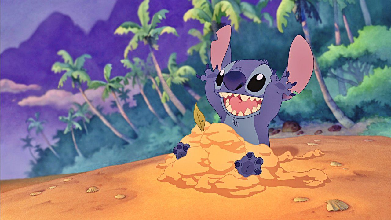 Stitch sulla spiaggia, 1280x720 HD, Desktop