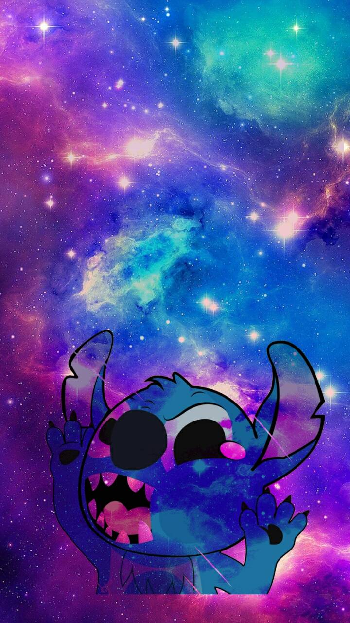 Stitch galassia colorata, 720x1280 Full HD Verticale, iPhone