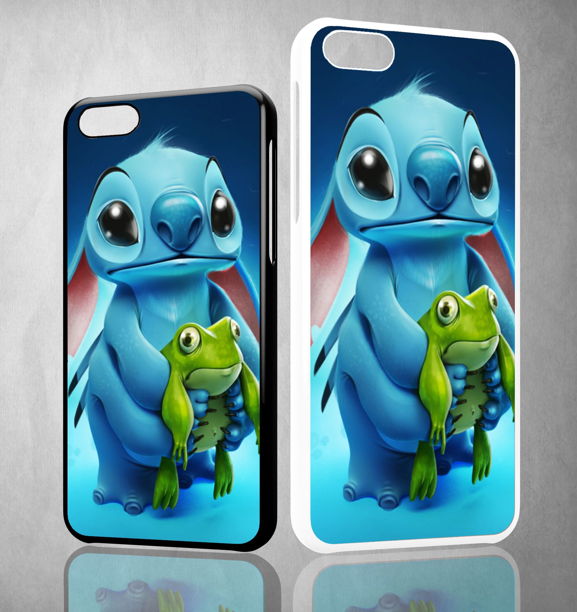 Stitch con ranocchia, cover iPhone, 1887x2000 Verticale, Telefono