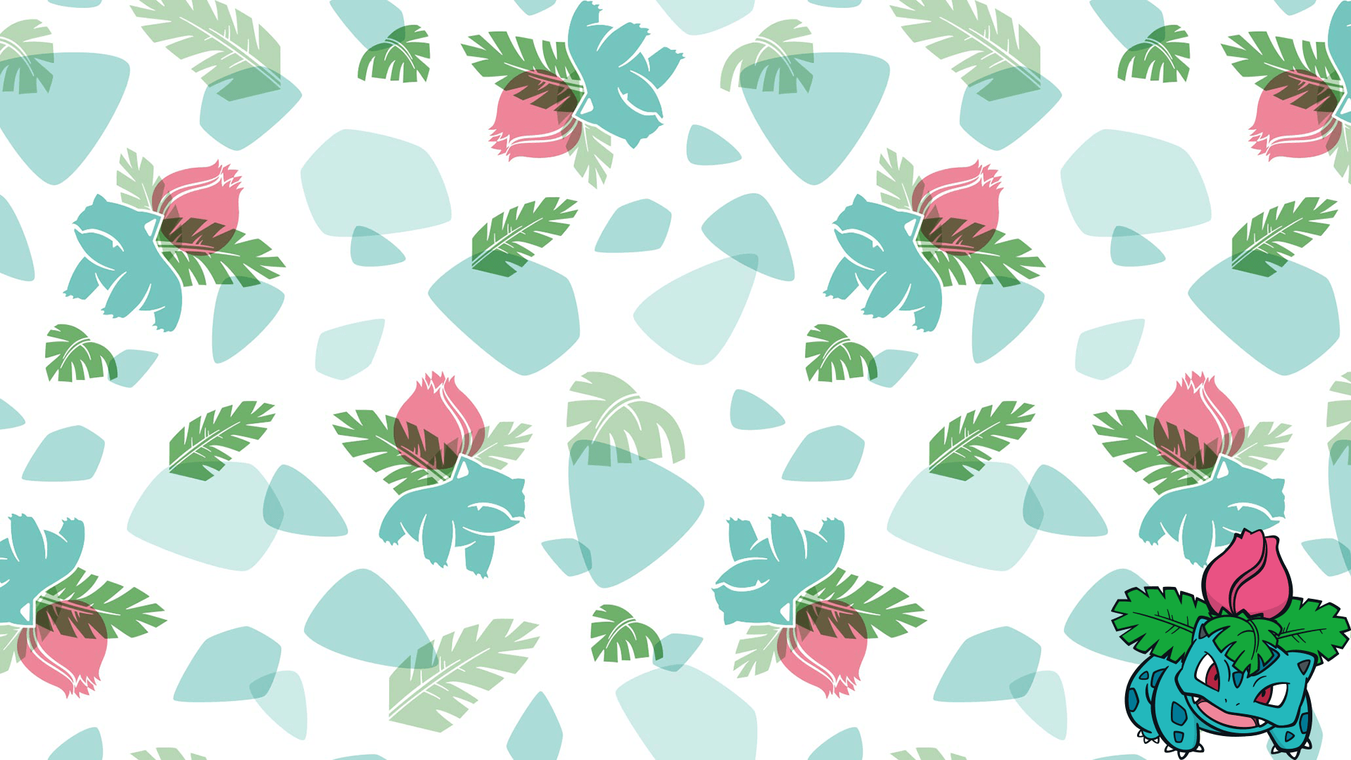 Ivysaur pattern Pokémon, 1920x1080 1080p, Desktop