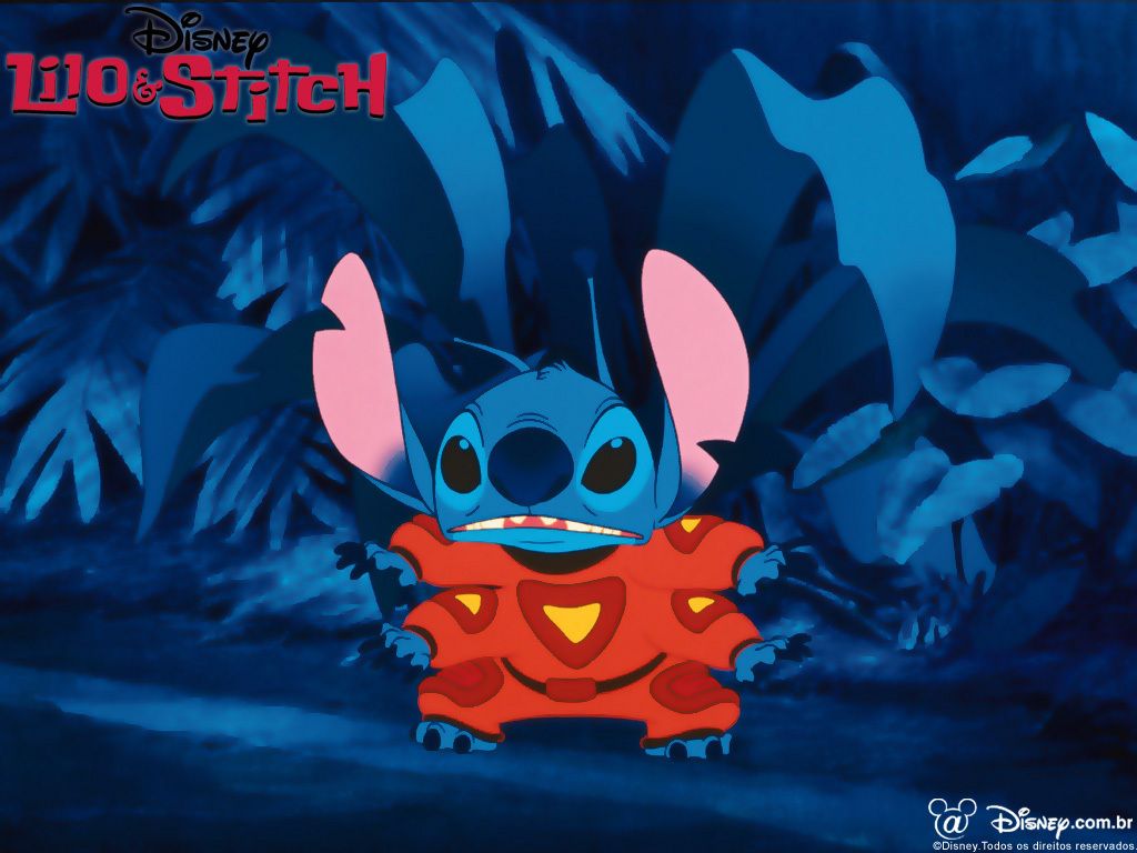 Stitch Disney con costume rosso, 1024x768 HD, Desktop