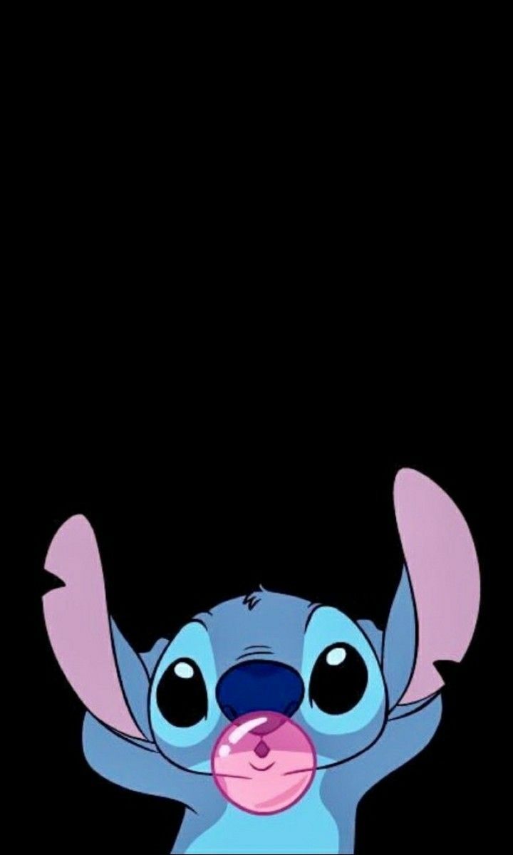 Stitch Disney sfondo nero, 720x1200 Verticale, Telefono