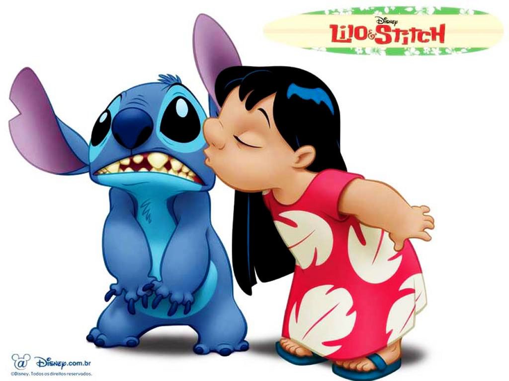 Stitch e Lilo giradischi, 1920x1080 Full HD 1080p, Desktop
