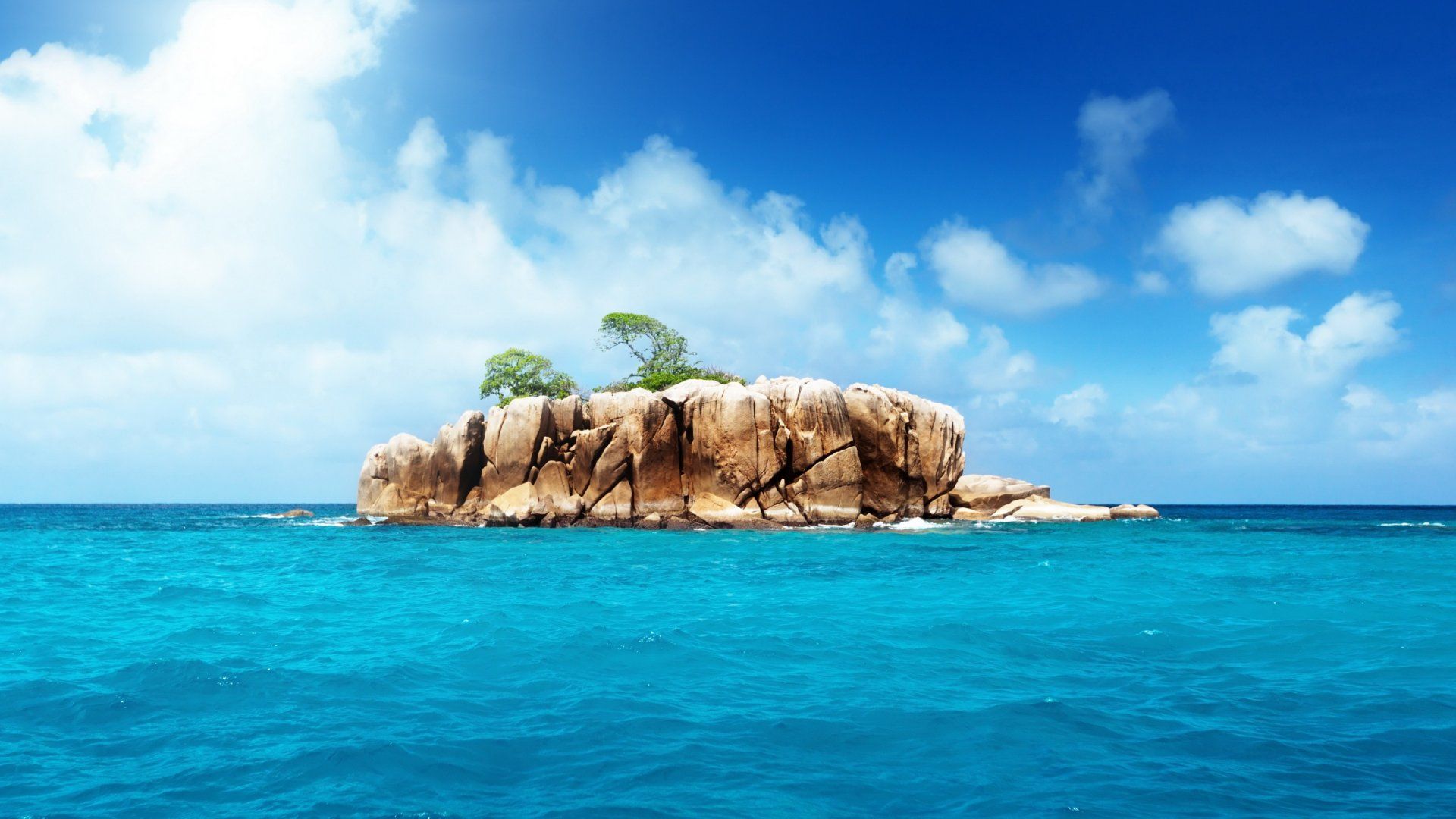 Isola rocciosa oceano turchese, 1920x1080 Full HD, Monitor Gaming