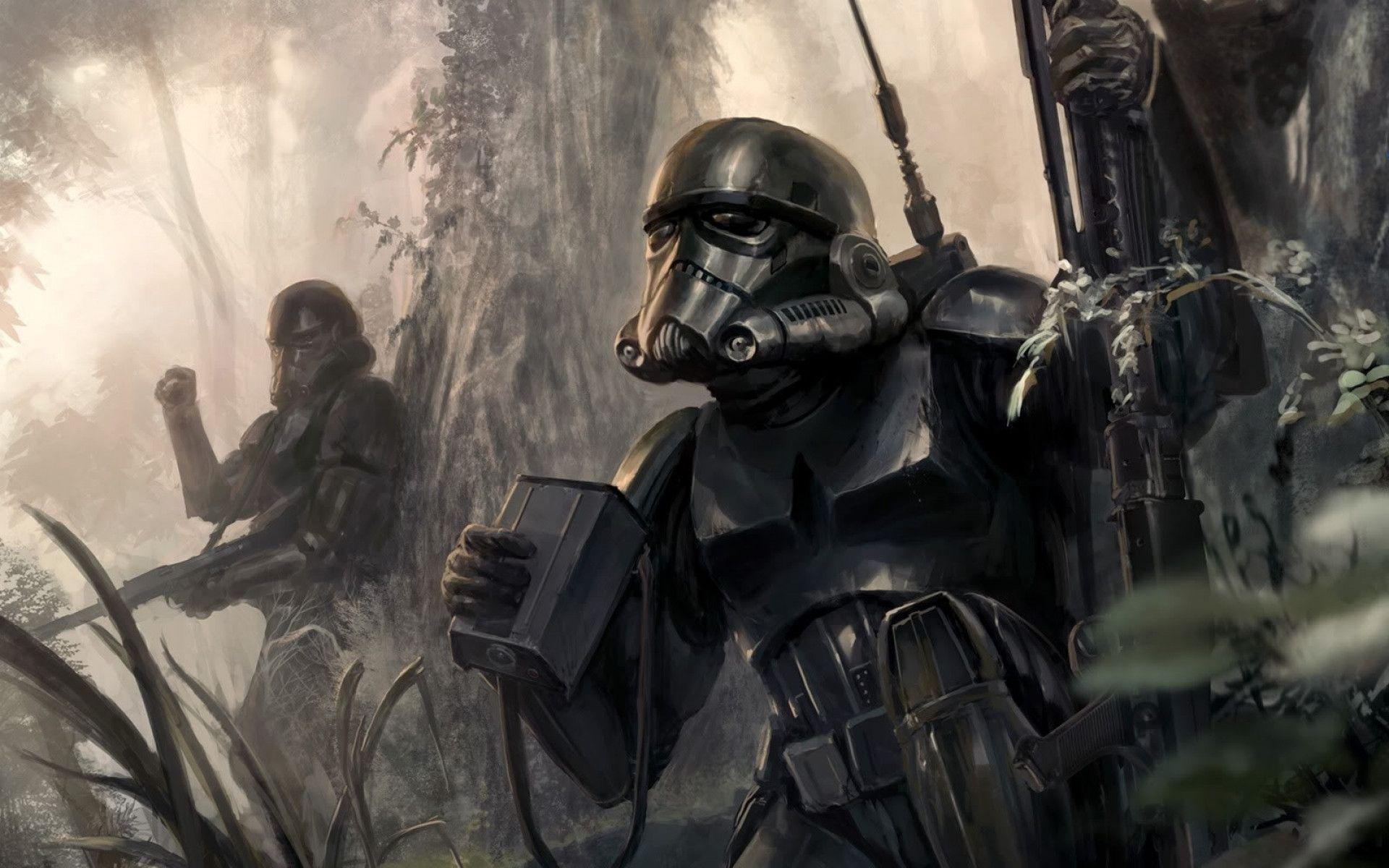 Stormtrooper nella giungla, 1920x1200 WUXGA, Laptop