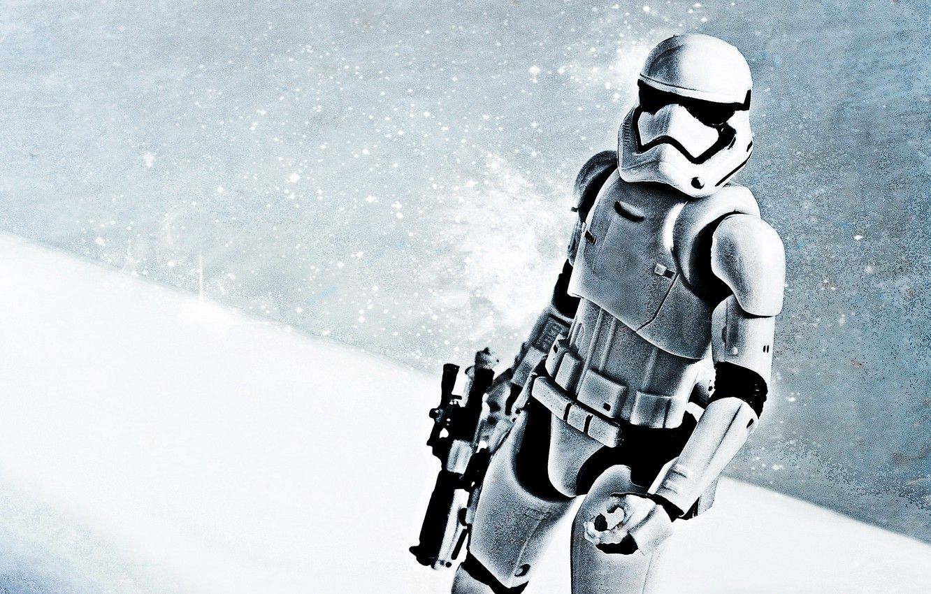 Stormtrooper Star Wars nella neve, 1332x850 HD, Desktop