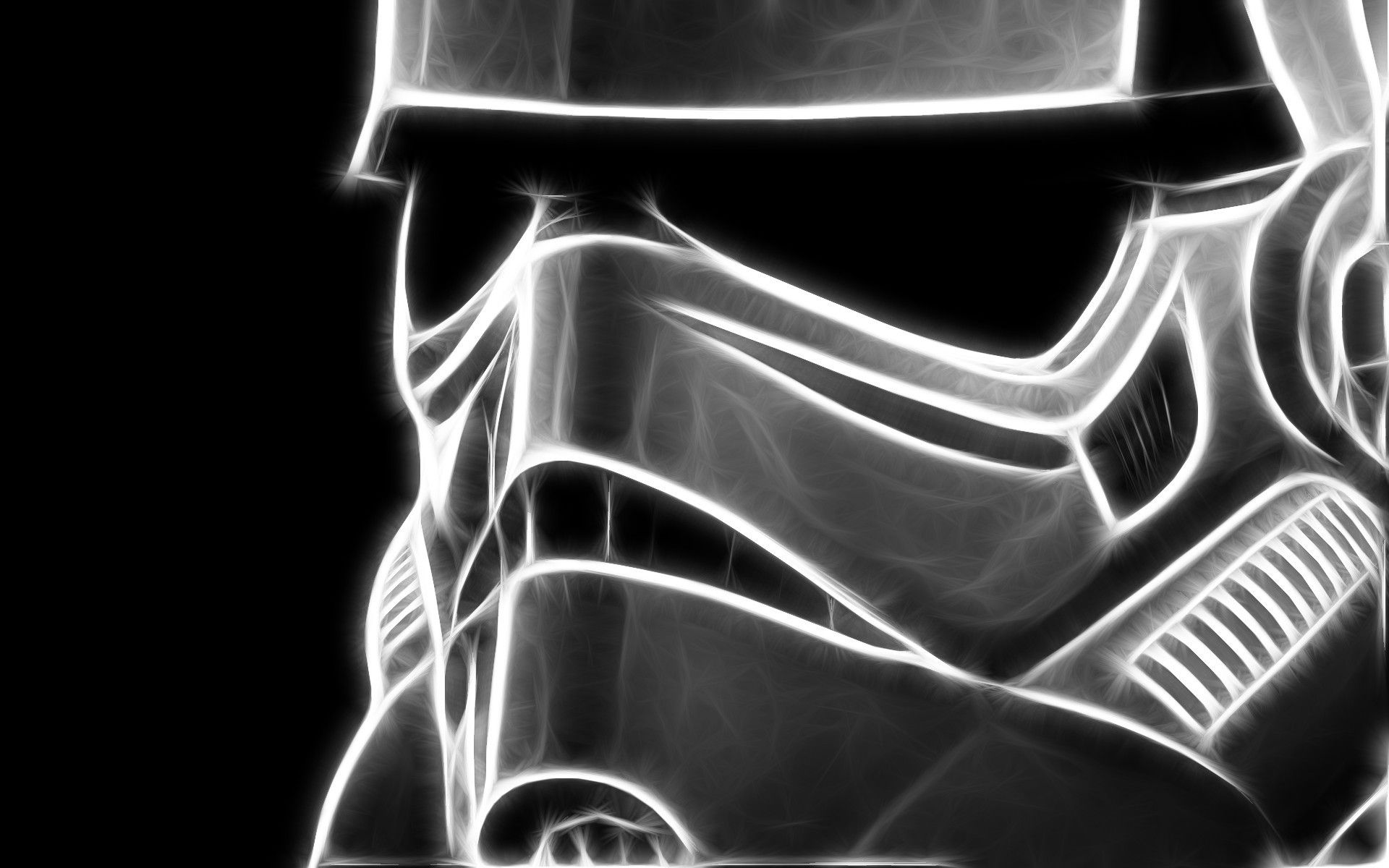 Casco Stormtrooper effetto neon, 1920x1200 WUXGA, Laptop