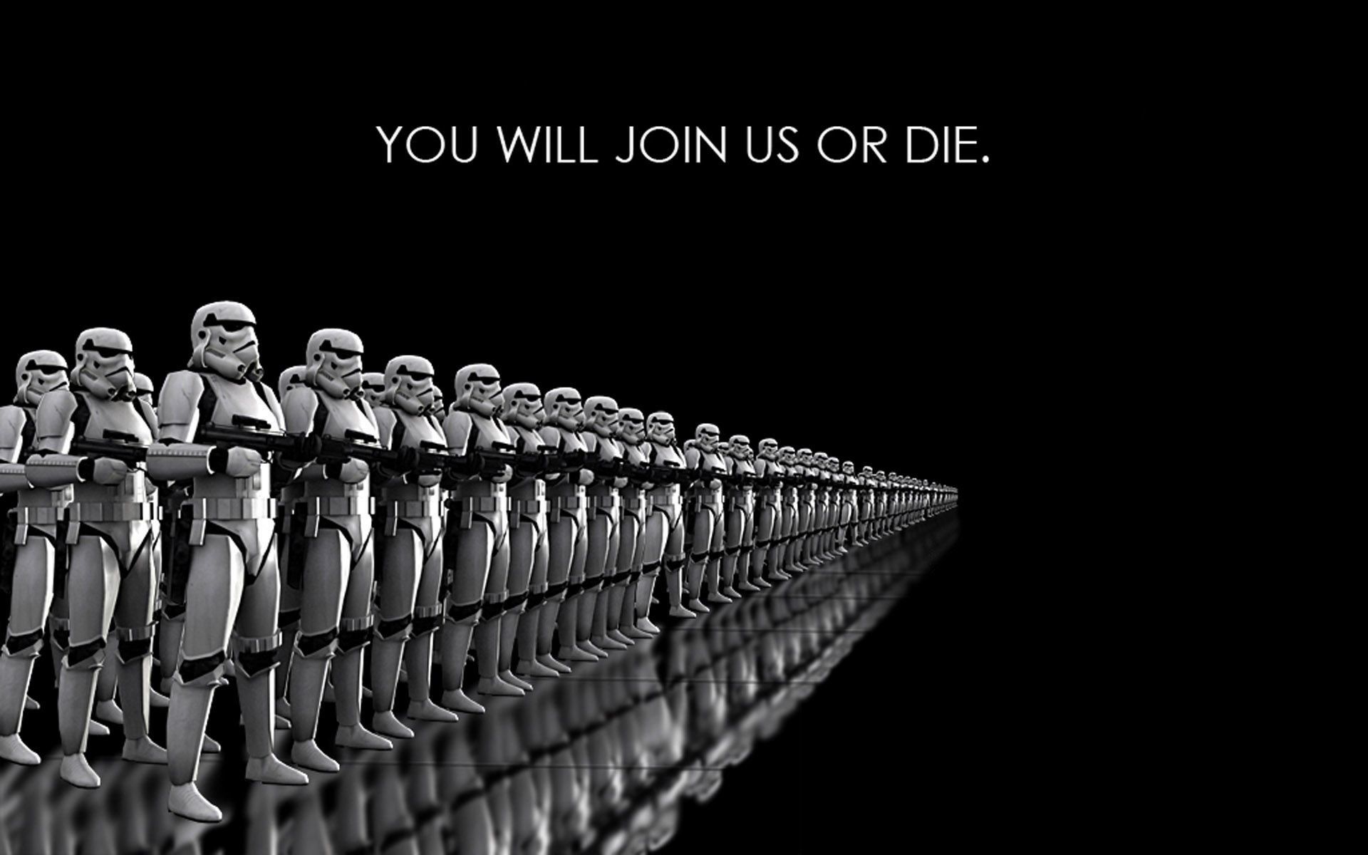 Fila Stormtrooper Star Wars sfondo nero, 1920x1200 Full HD+, Desktop