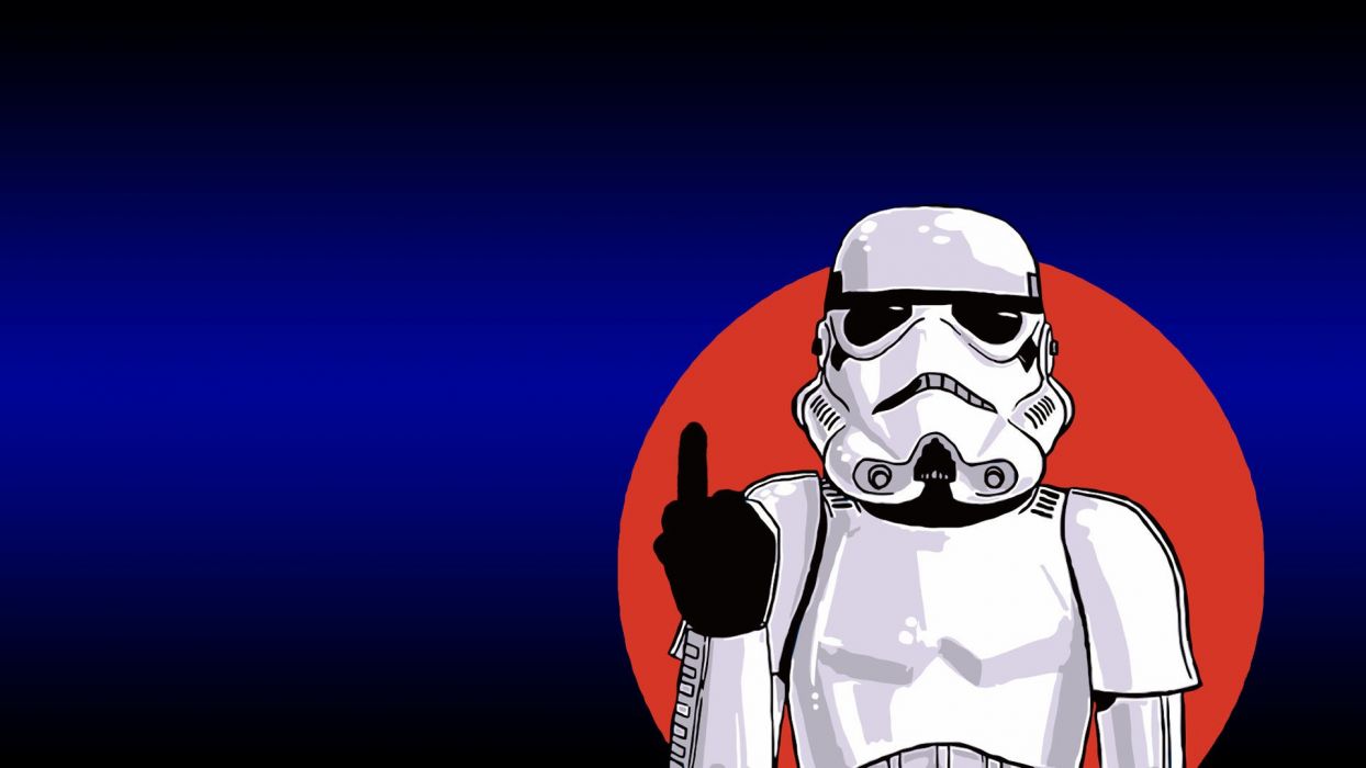 Stormtrooper Star Wars dito medio, 1244x700 HD, iMac
