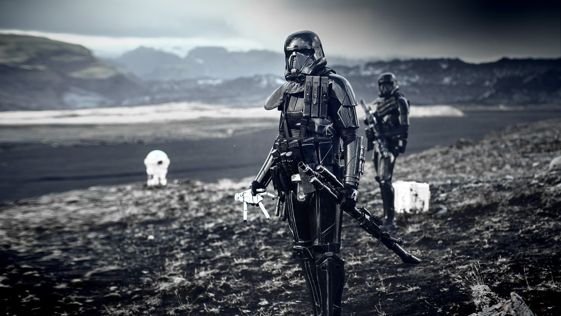 Stormtrooper imperiale su spiaggia, 1920x1080 Full HD, Laptop