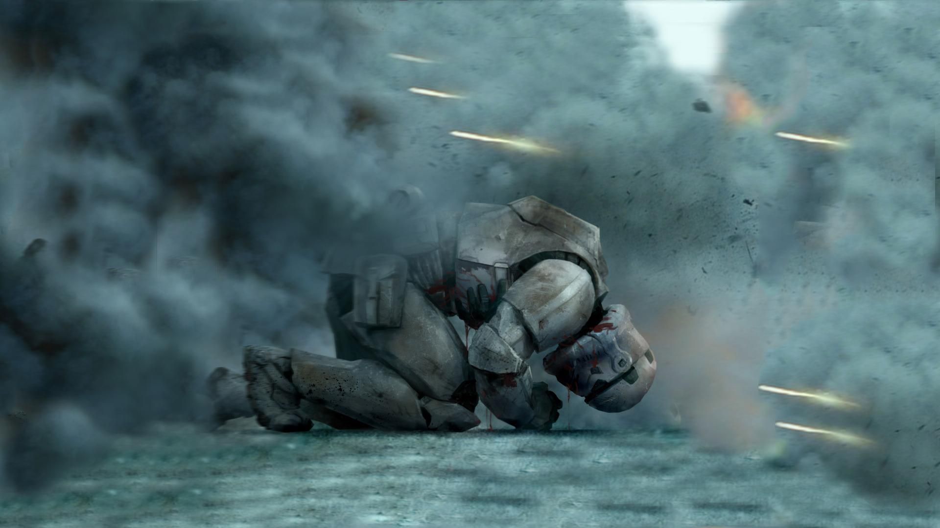 Stormtrooper caduto in battaglia, 1920x1080 1080p, PC Desktop