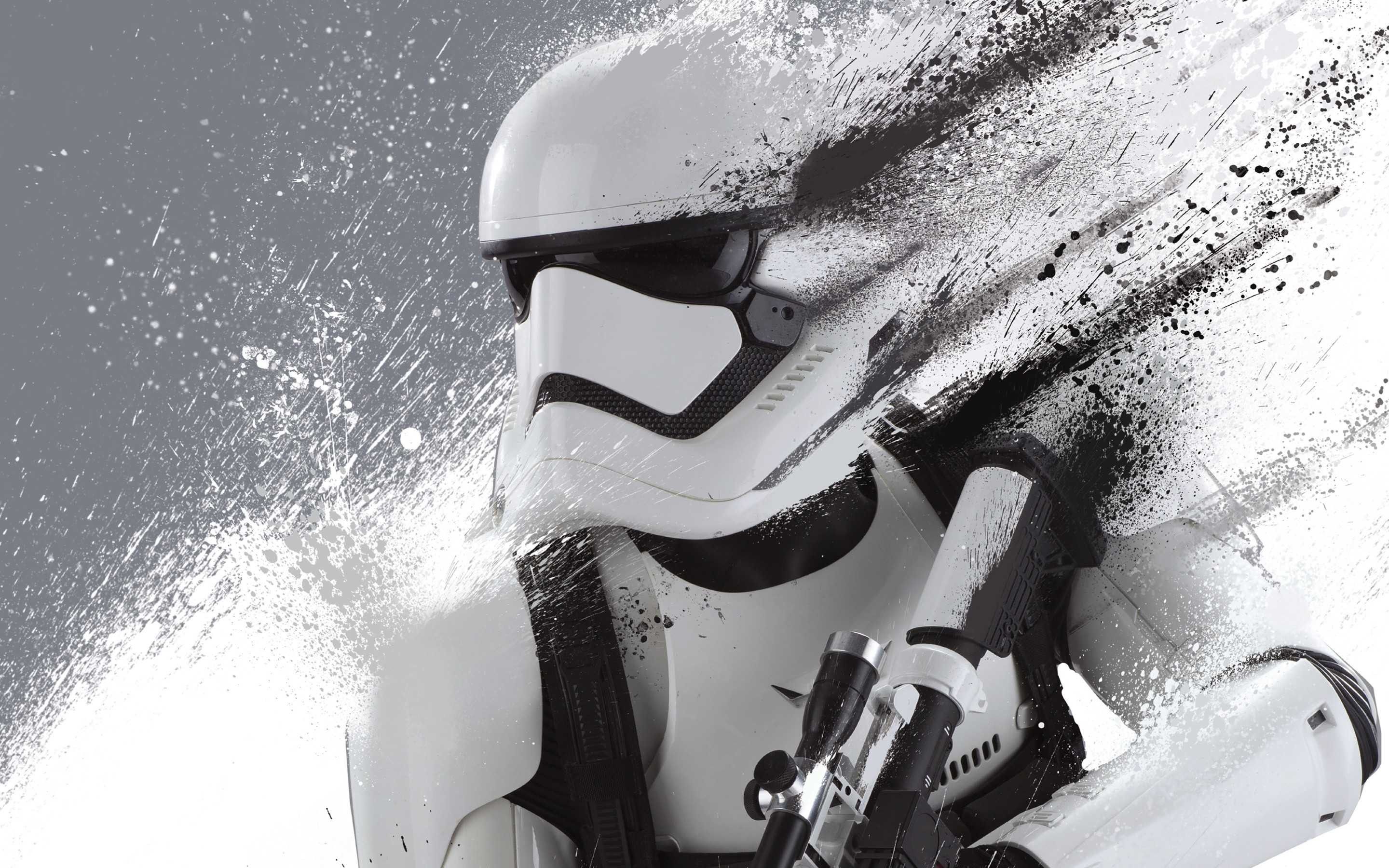 Stormtrooper Star Wars effetto particelle, 2880x1800 2K+, Desktop