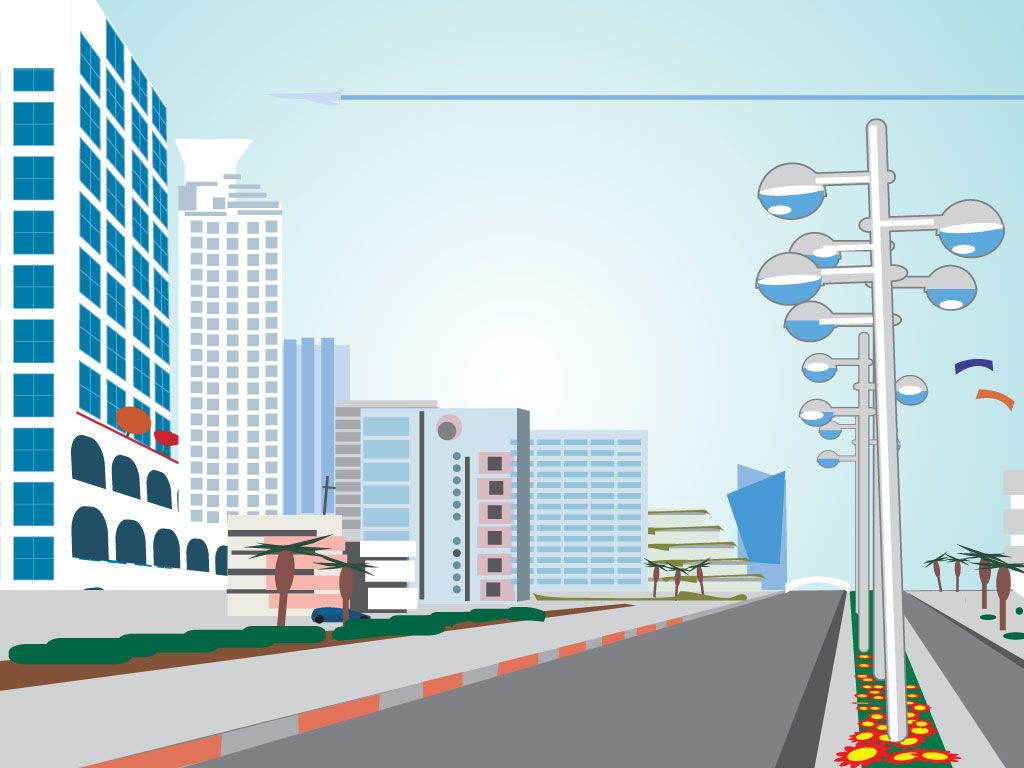 Città cartoon notturna scura, 4722x2838 4K Ultra HD, Monitor 4K