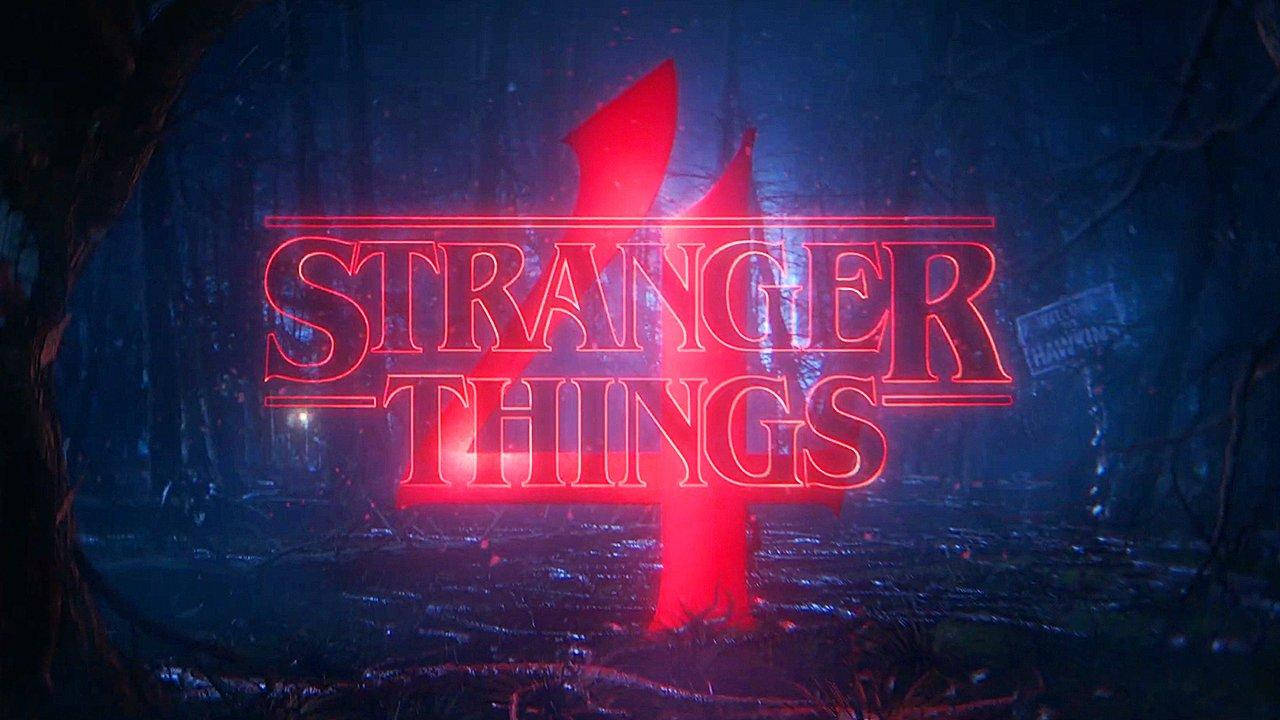 Logo Stranger Things 4 neon, 1280x720 HD, Desktop