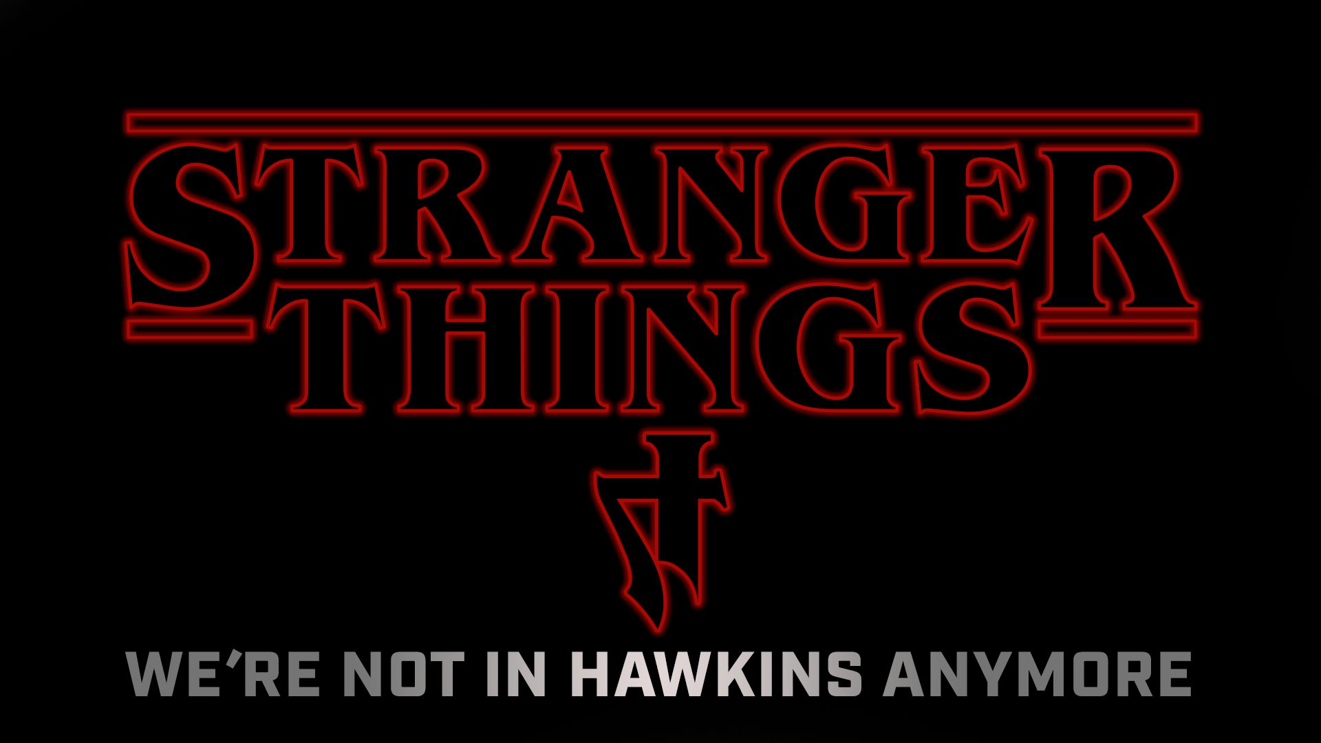 Stranger Things logo rosso, 1920x1080 1080p, PC Desktop