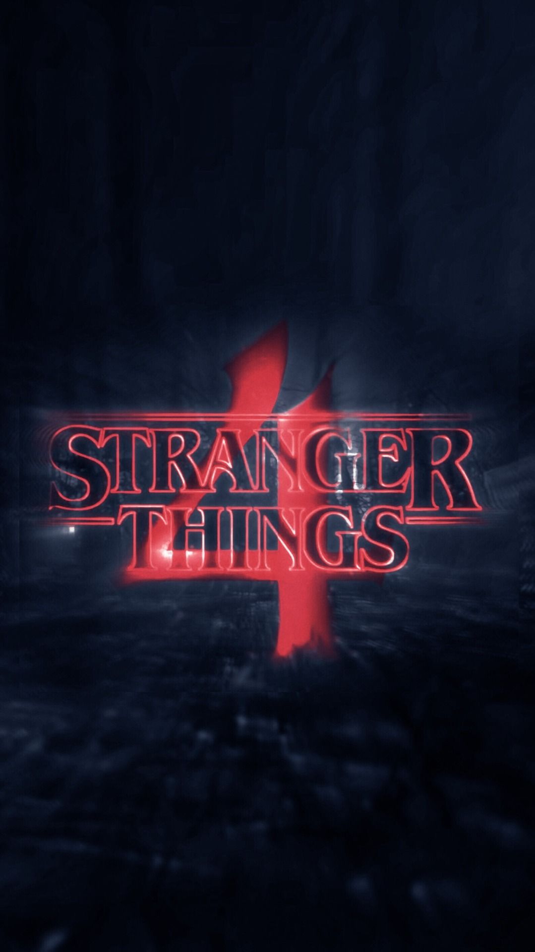 Logo Stranger Things 4 foresta scura, 1079x1920 Full HD Verticale, iPhone