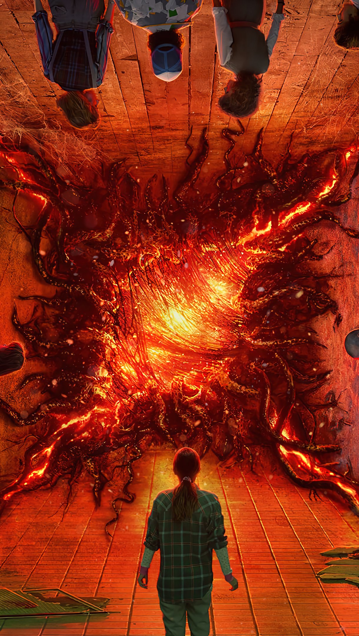 Portale Sottosopra Stranger Things, 1220x2160 Verticale, Telefono