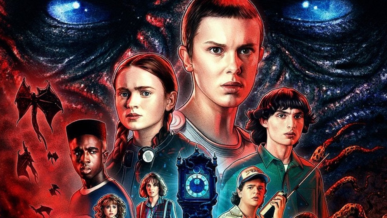 Stranger Things 4 poster personaggi, 1280x720 HD, Desktop
