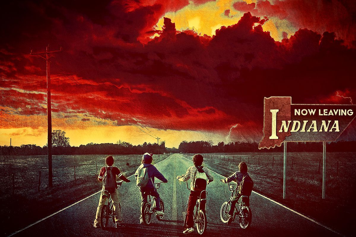 Bambini in bici, Stranger Things, anni '80, 1200x800 HD, PC