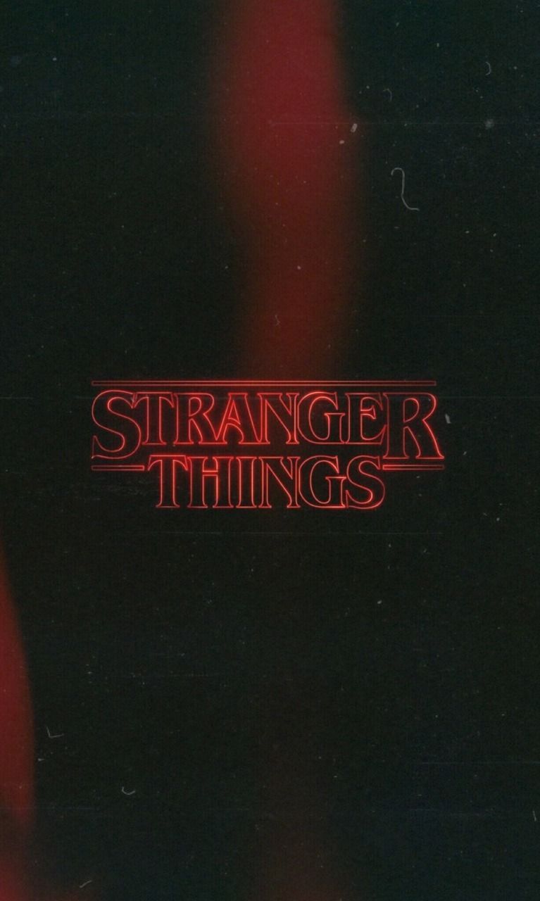 Logo Stranger Things rosso scuro, 767x1280 Verticale, OnePlus
