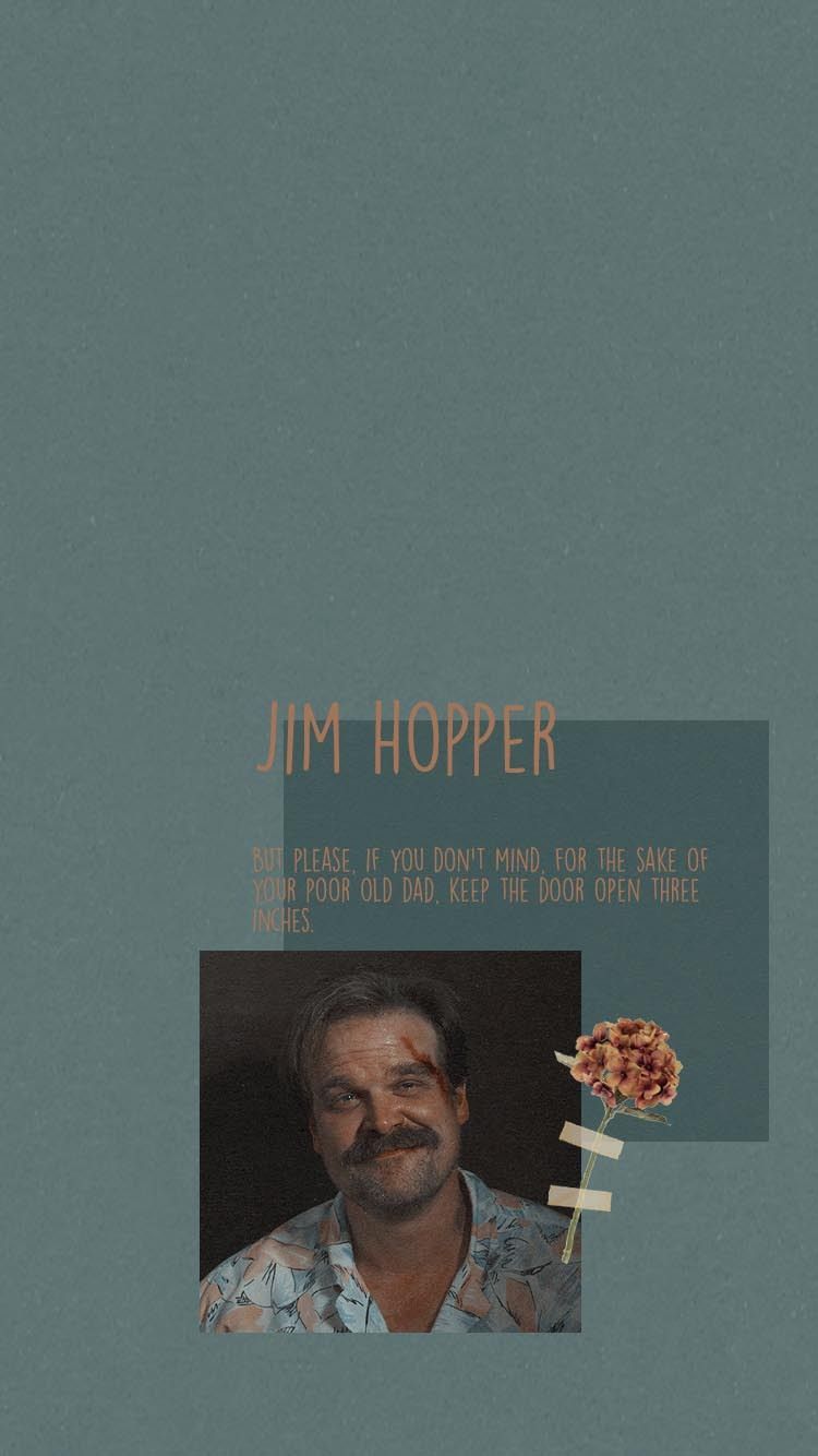 Jim Hopper Stranger Things, 750x1334 Verticale, Mobile