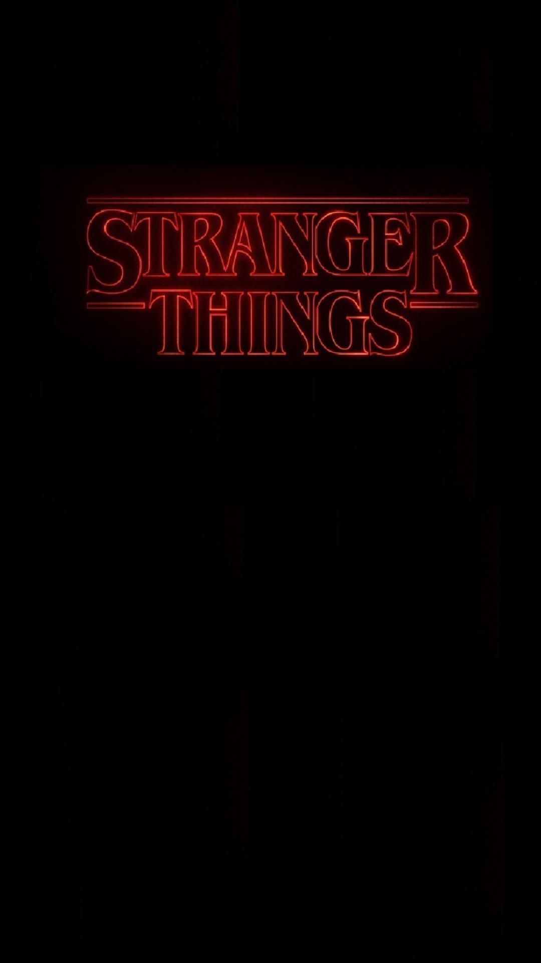 Logo Stranger Things rosso, 1080x1920 Full HD Verticale, Smartphone