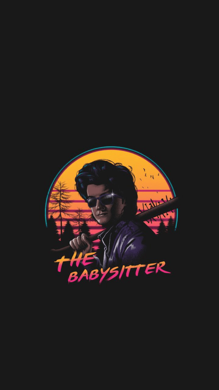Steve Harrington retro The Babysitter, 719x1280 Verticale, Telefono
