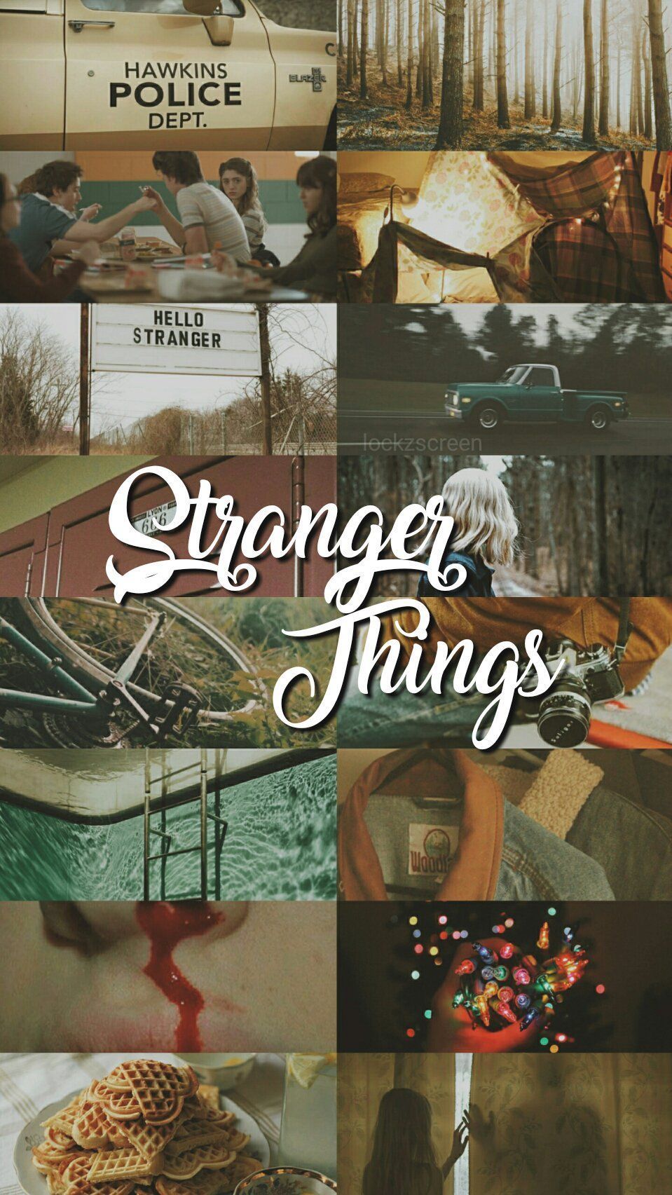 Collage estetico Stranger Things, 959x1705 Verticale, Telefono