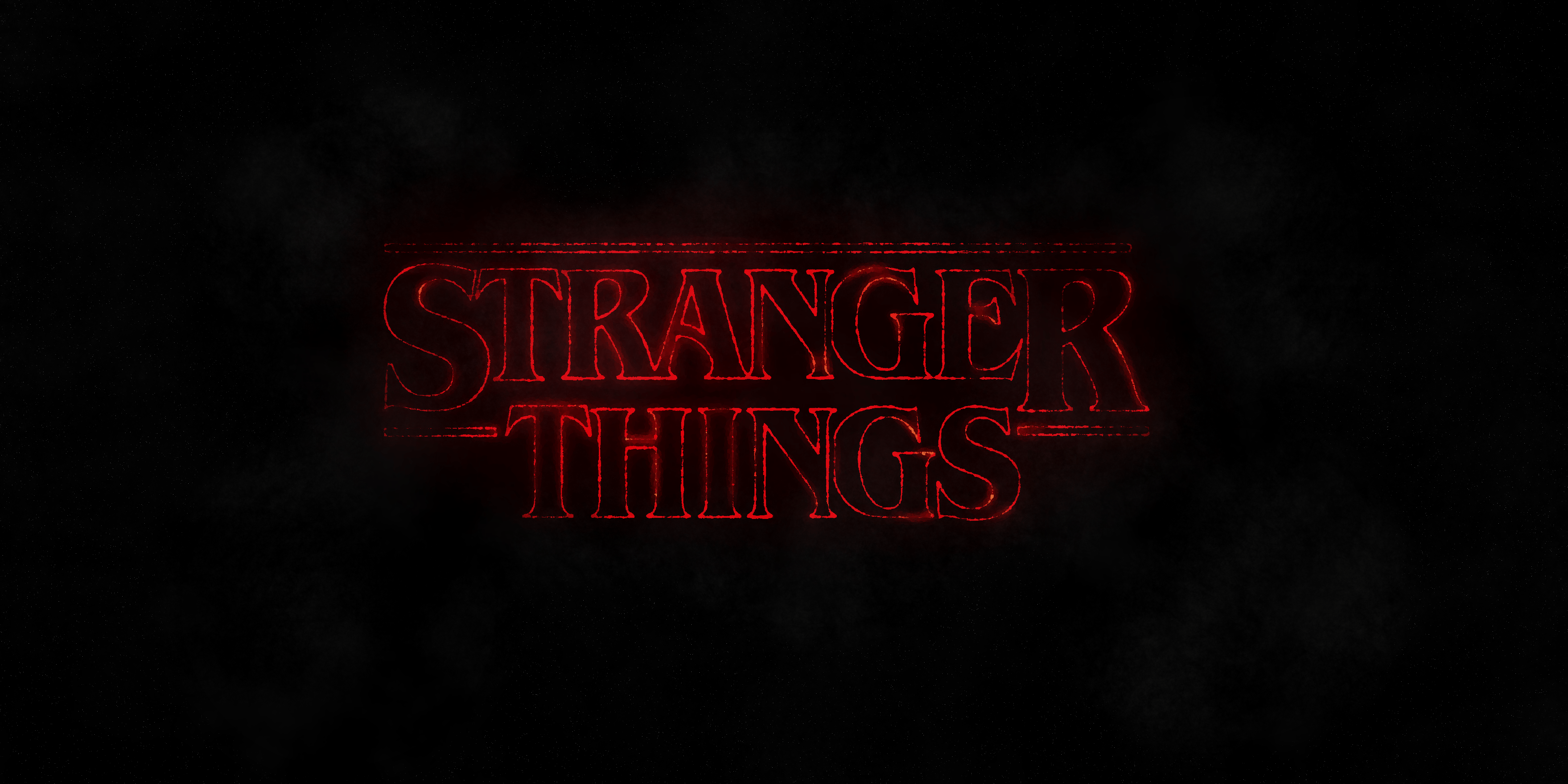 Logo Stranger Things rosso, 4323x2162 UHD, PC 4K