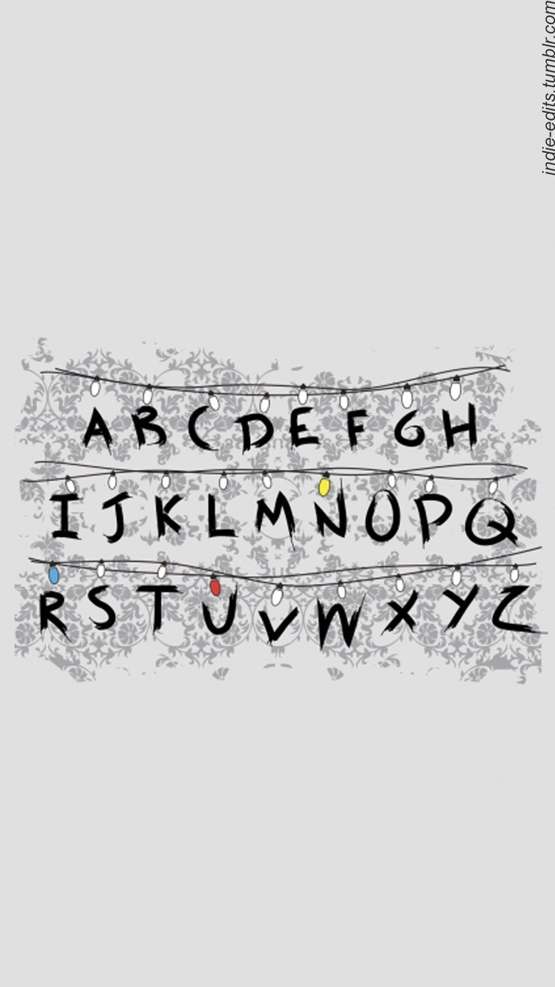 Luci alfabeto Stranger Things, 1080x1920 Full HD Verticale, Samsung Galaxy