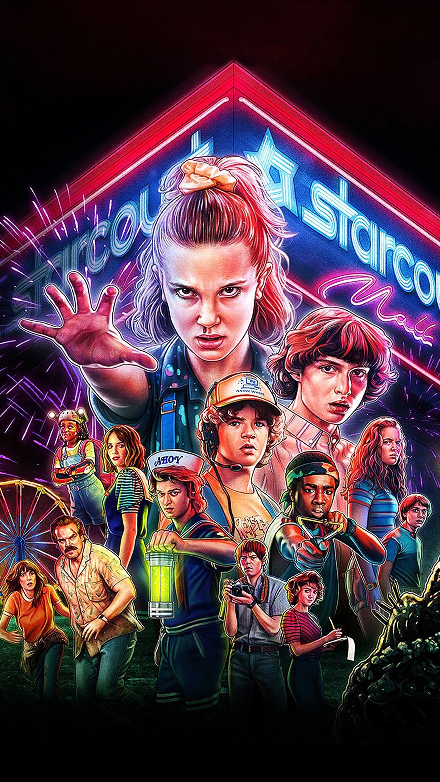 Stranger Things Stagione 3 poster, 1440x2560 Full HD Verticale, iPhone