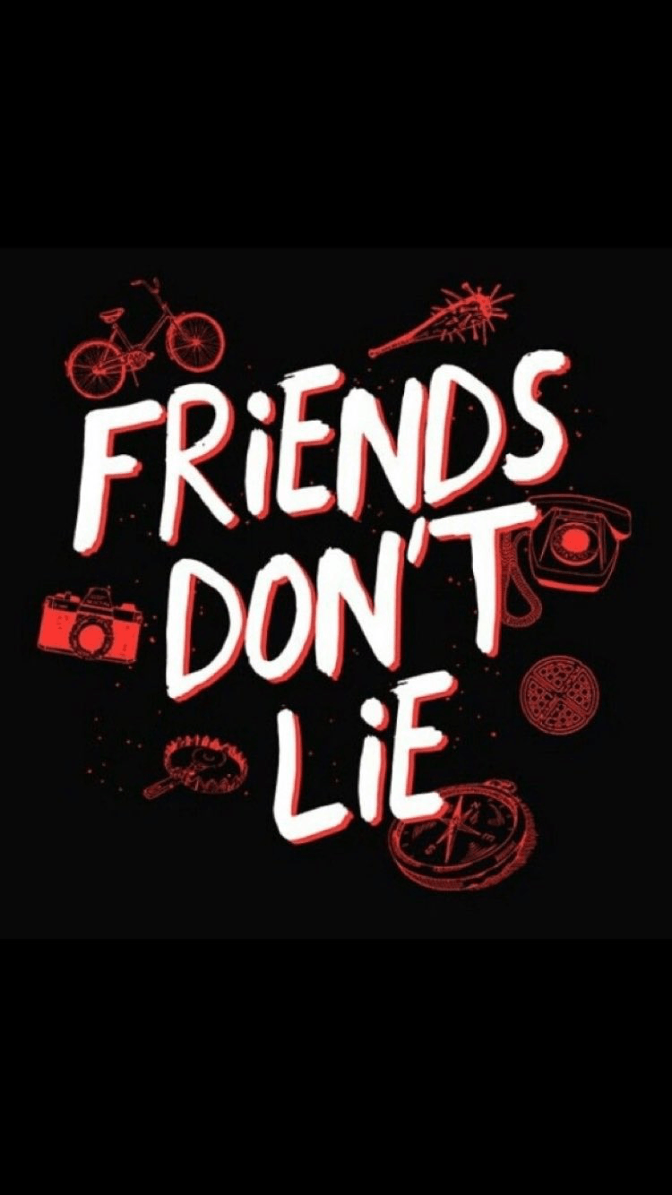 Stranger Things Friends Don't Lie, 750x1334 Full HD Verticale, iPhone