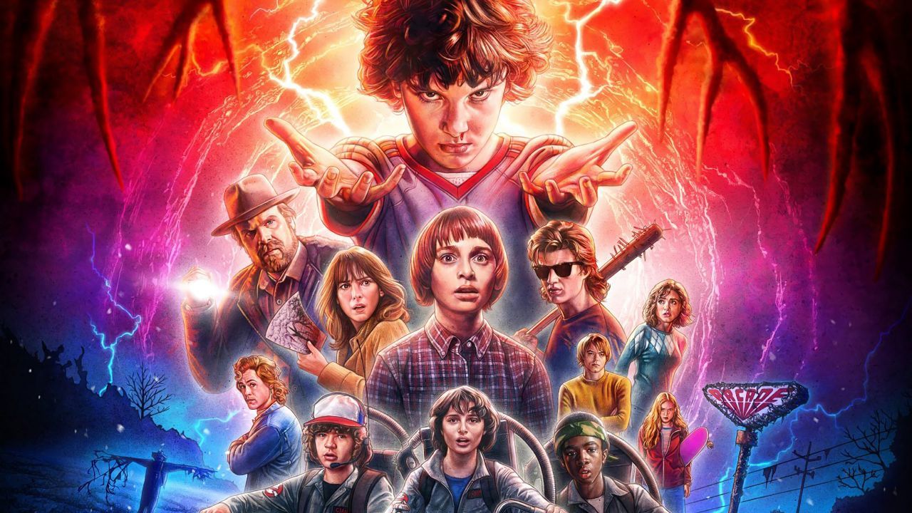 Poster Stranger Things personaggi, 1280x720 HD, PC Desktop