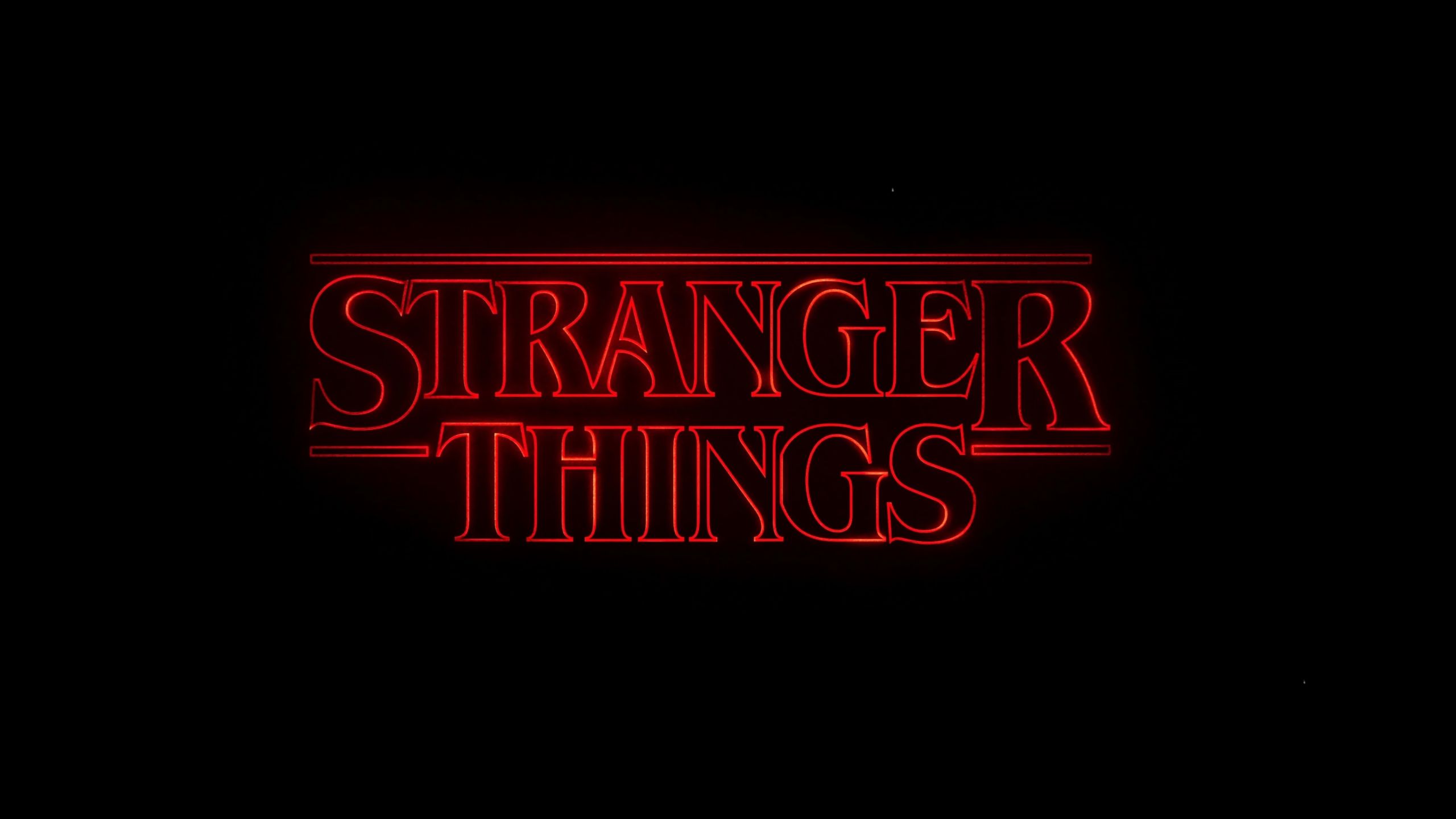 Logo Stranger Things rosso, 2560x1440 QHD, Laptop