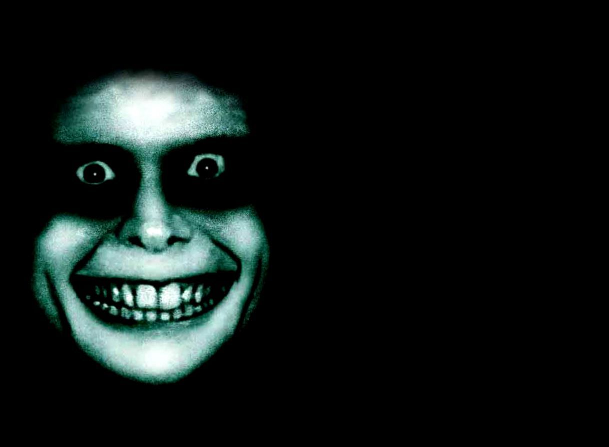 Volto inquietante sorridente buio, 1216x892 HD, Laptop