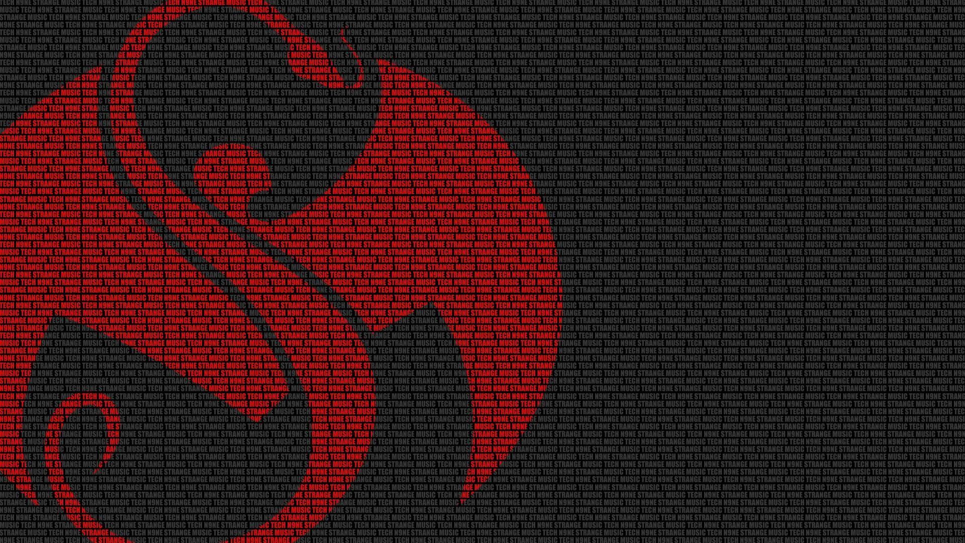 Logo Strange Music rosso, 1920x1080 1080p, Laptop