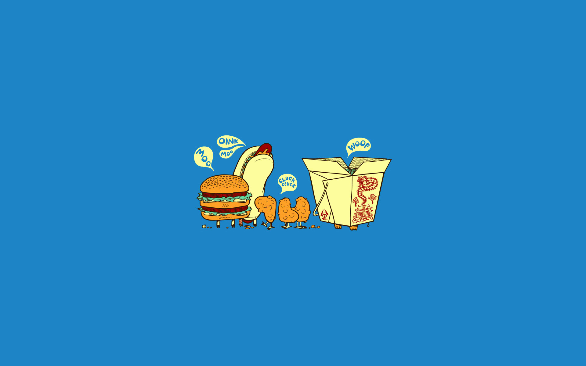Cibo fast food cartone animato, 1920x1200 Full HD+, Laptop