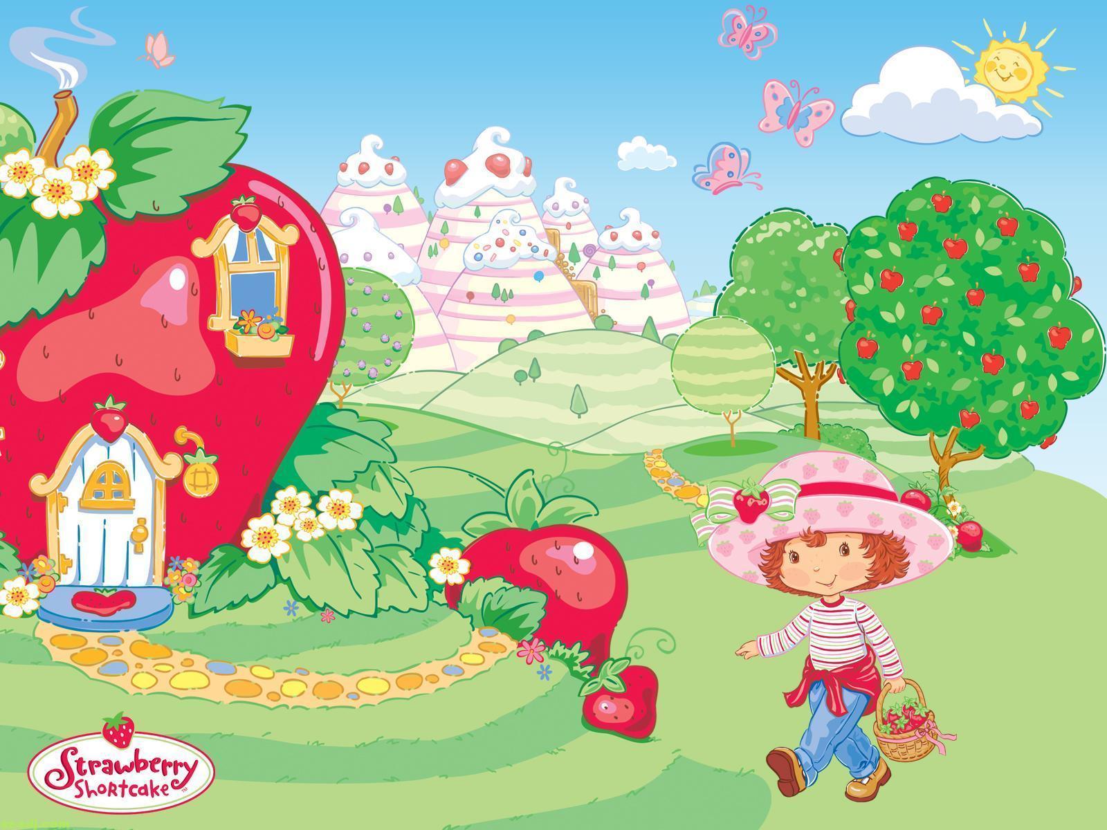 Strawberry Shortcake casa fragola, cartone, 1600x1200 HD Ready, Desktop