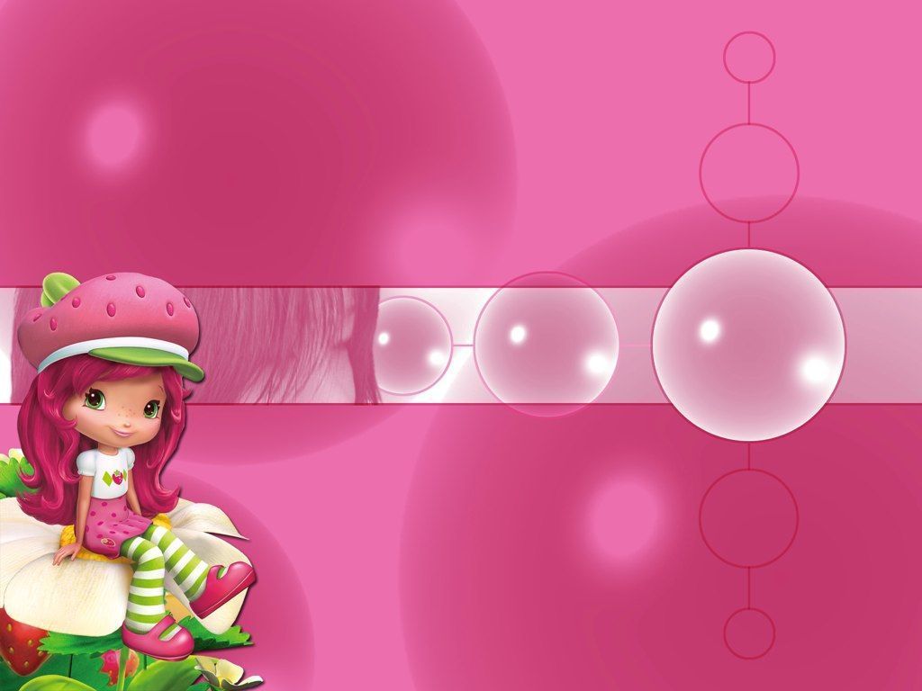 Strawberry Shortcake personaggio rosa, 1024x768 HD, iMac