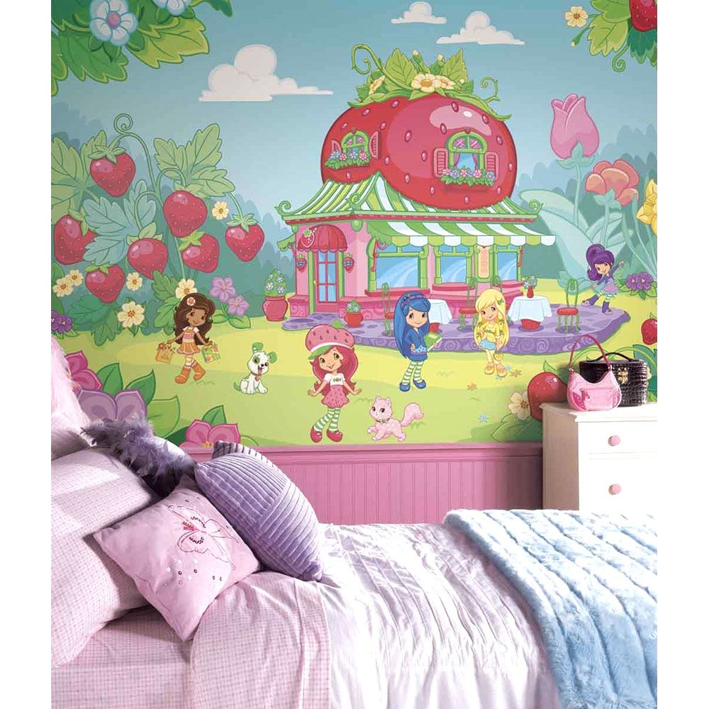 Strawberry Shortcake murale camera bimba, 1000x1000 HD, Laptop