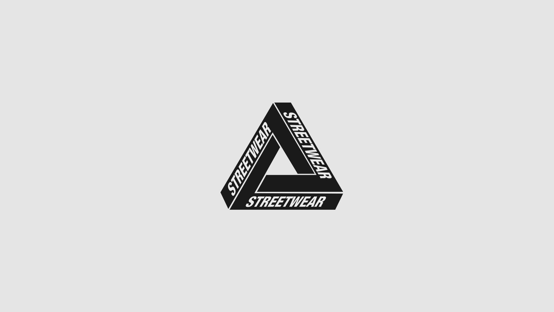 Logo triangolare Streetwear nero, 1920x1080 1080p, Desktop