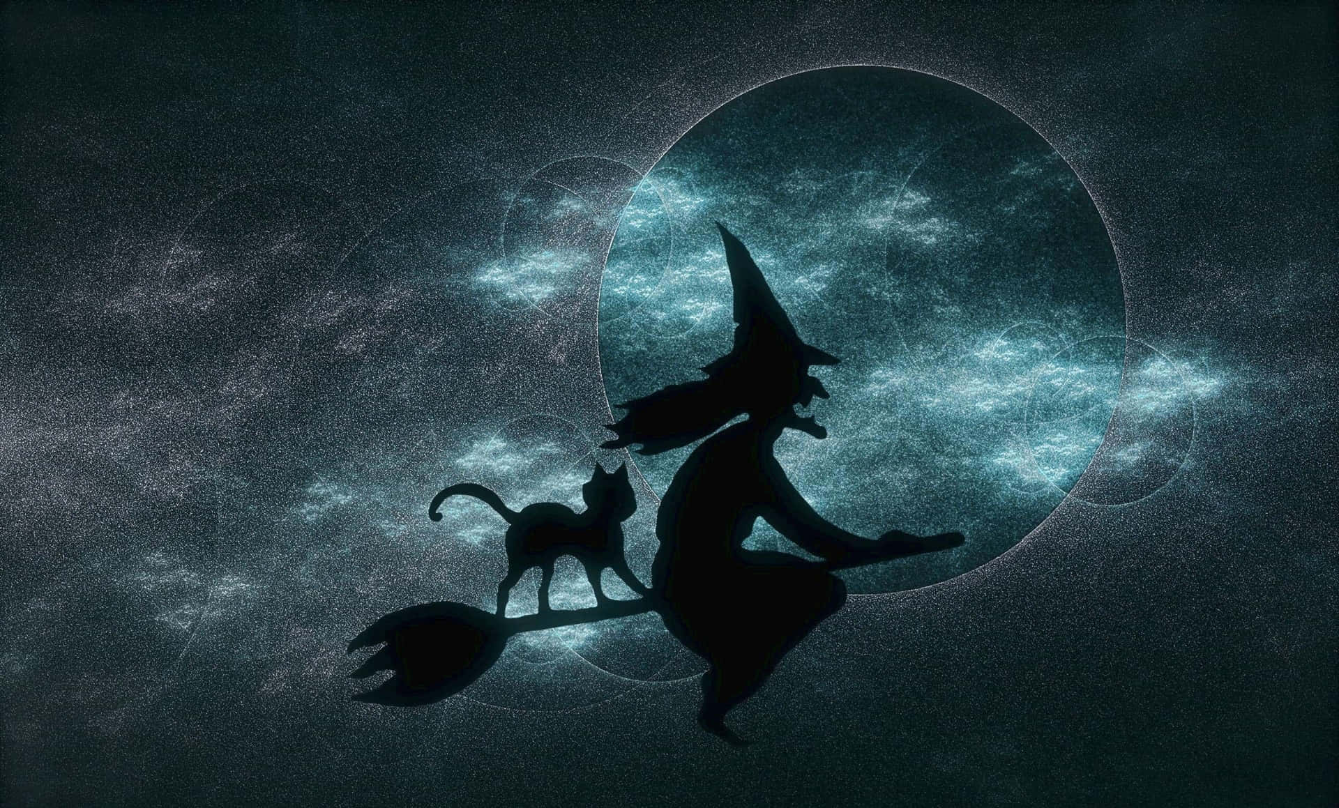 Strega su scopa con gatto, 1920x1159 1080p, iMac